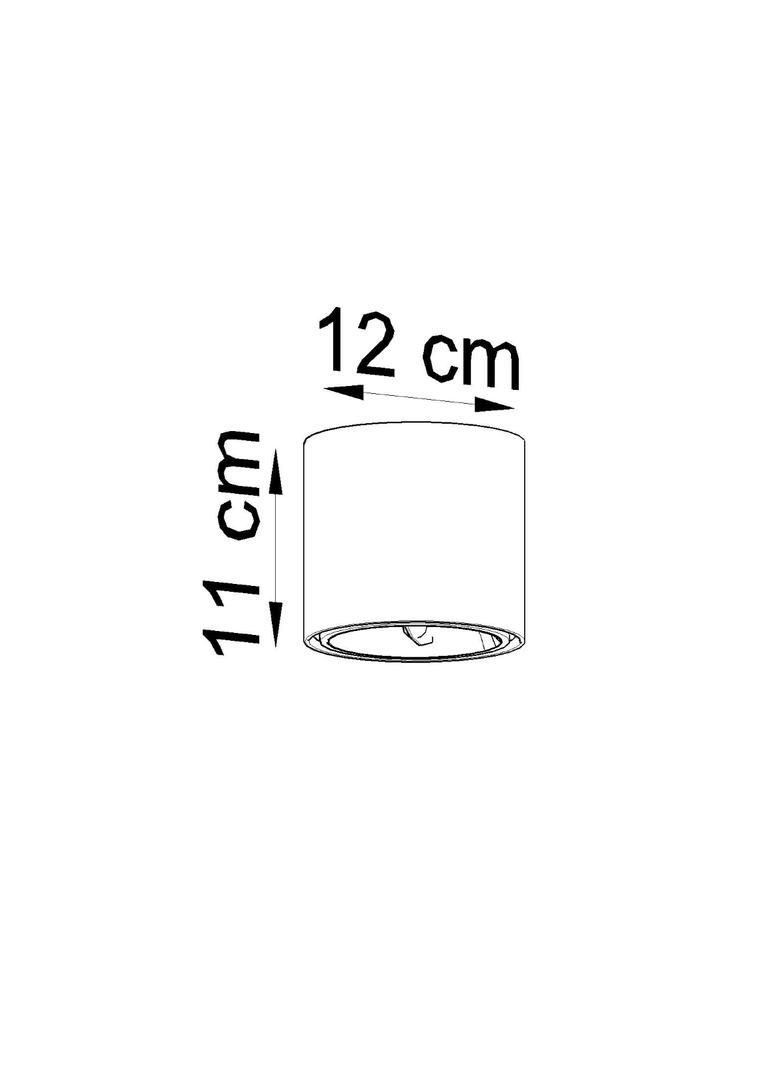 Sollux Plafon TIUBE biały SL.0695