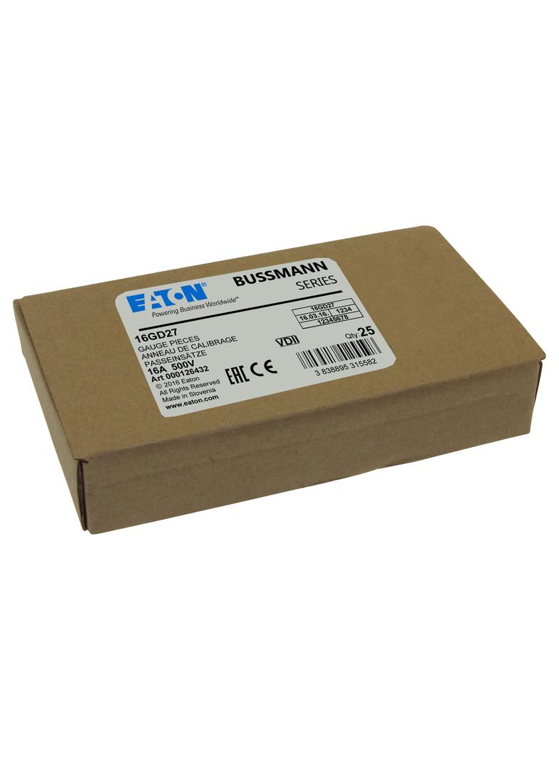 GAUGE PIECE D2 16A FOR E27 Wstawka kalibrowa D1 16A E27 16GD27 EATON