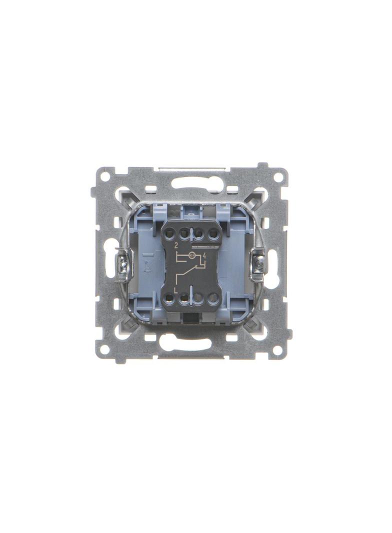 Simon 54 Łącznik schodowy z podświetleniem LED bez piktogramu 16A 250V zaciski śrubowe biały DW6AL.01/X/11 KONTAKT