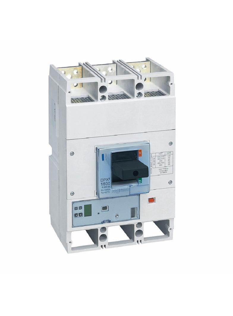 Wyłącznik DPX3 1600 S1 3P 1000A 70Ka 422565 LEGRAND