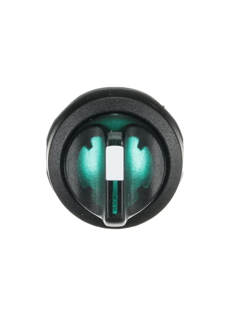 Przełącznik obrotowy 2poz. zielony M2SS3-11G