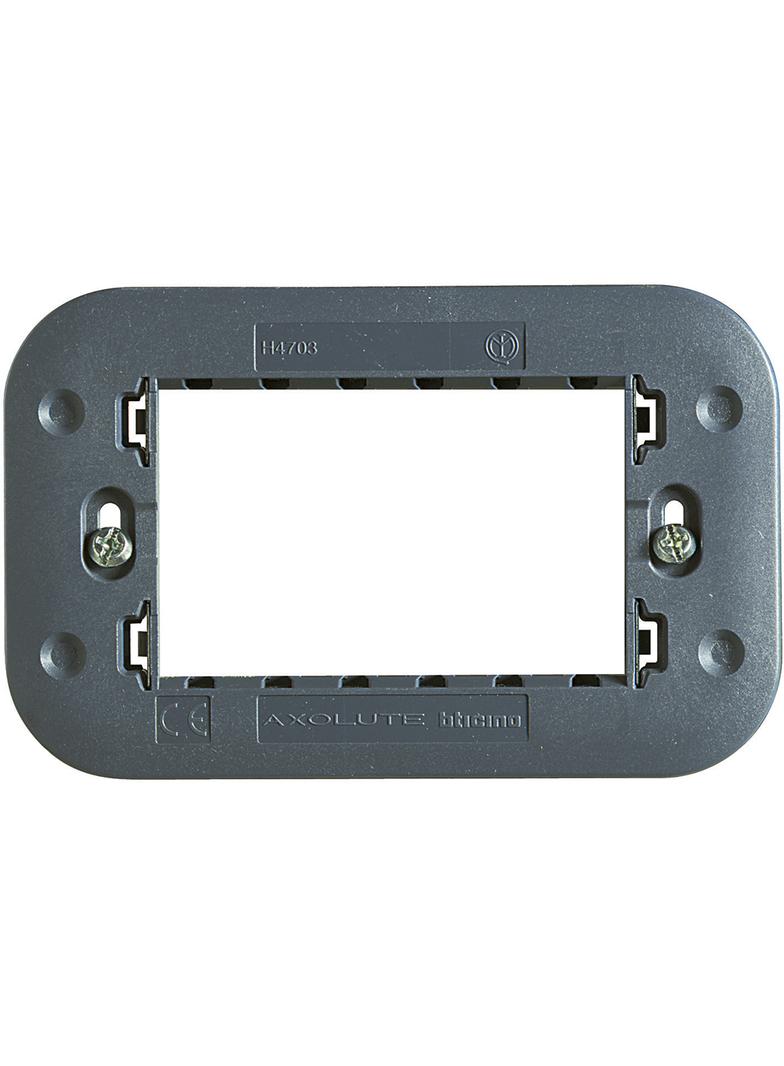 AXOLUTE - UCHWYT 3 MODUŁY NA WKRĘTY, Bticino