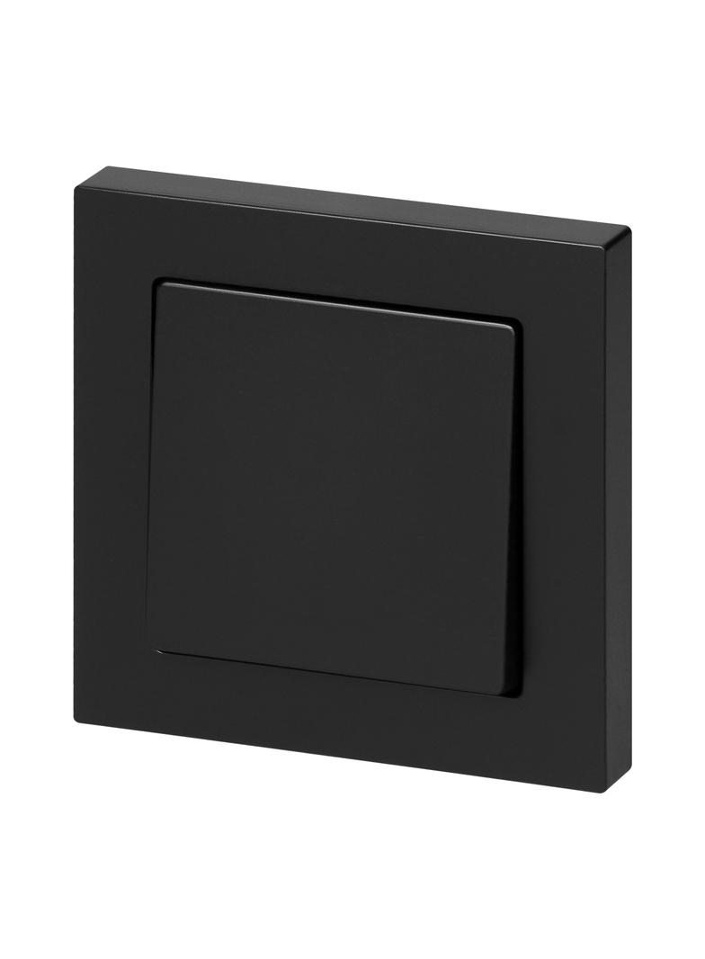 Łącznik podtynkowy schodowy Malta, 10A, 250V, WP-5M, czarny mat FMS-102/B ORNO
