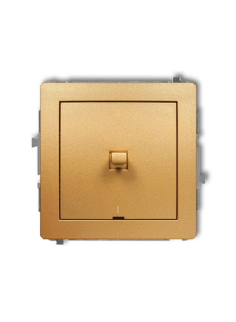 DECO Mechanizm łącznika dwubiegunowego w stylu amerykańskim złoty