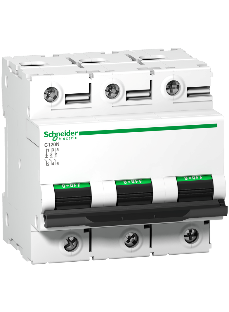 Wyłącznik nadprądowy Acti9 C120N 3P B125A A9N18351 Schneider