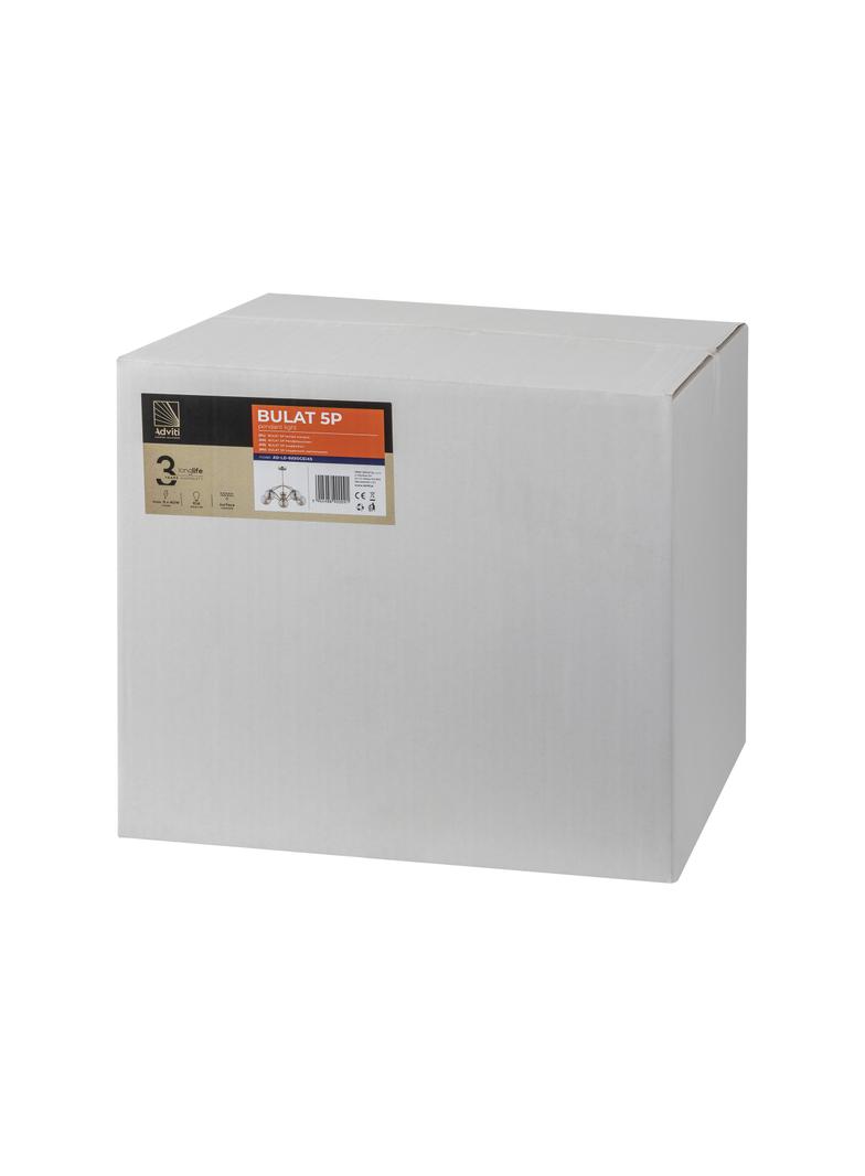 Bulat 5P E14 lampa wisząca max. 5x40W złota AD-LD-6220CE14S ORNO