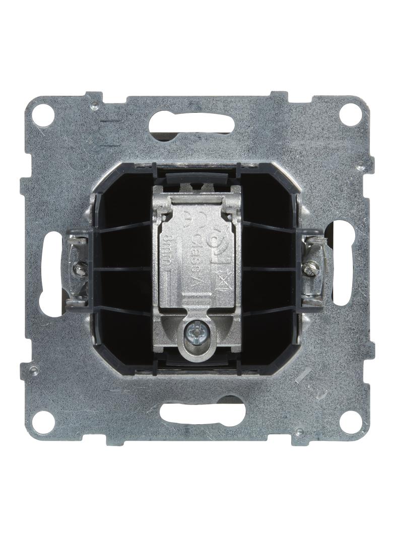 SUNO - Gniazdo TV typ  F  - końcowe - 1.5 dB, Aluminium, Legrand