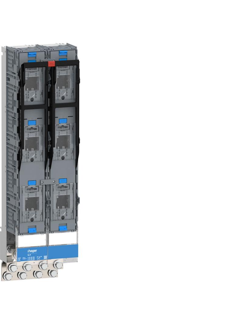 FV+ listwa bliźniacza NH2 3P 800A 690VAC szyny 185mm zac.śr.M12