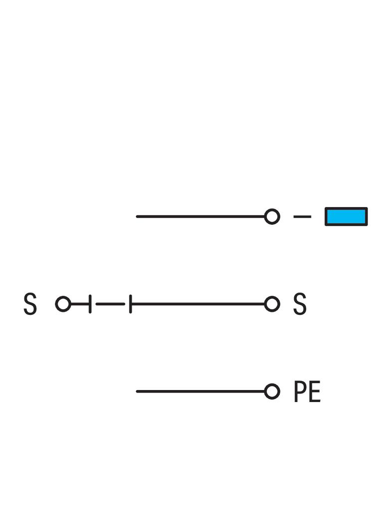 złączka do elementów wykonawczych rozłączalna z PE 2,5 mm2