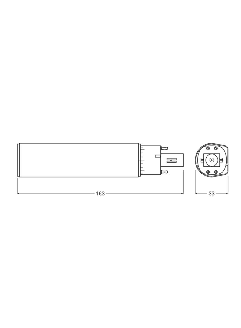 DULUX D E LED FR 26 ECG, AC mains 10W 830 G24q-3 TRZONKI SPECJALNE LEDVANCE