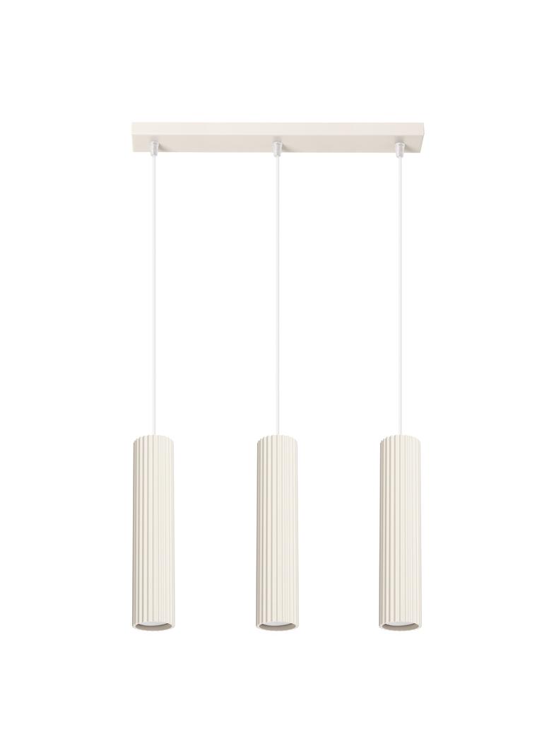 Sollux Lampa wisząca KARBON 3L beżowy SL.1594