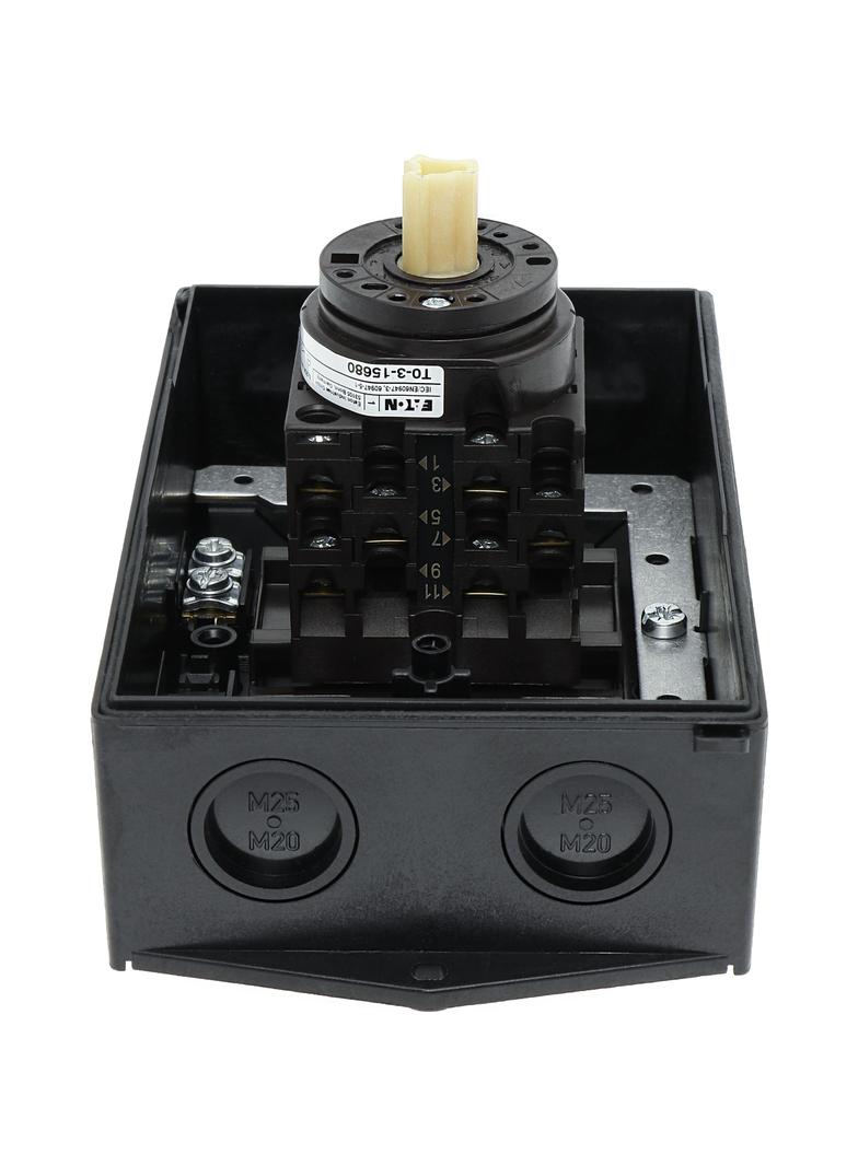 T0-3-15680/I2H/MBS/SVB-SW Rozłącznik 20A 3P+N + 1Z 1R MBS czarna rączka 182432 EATON