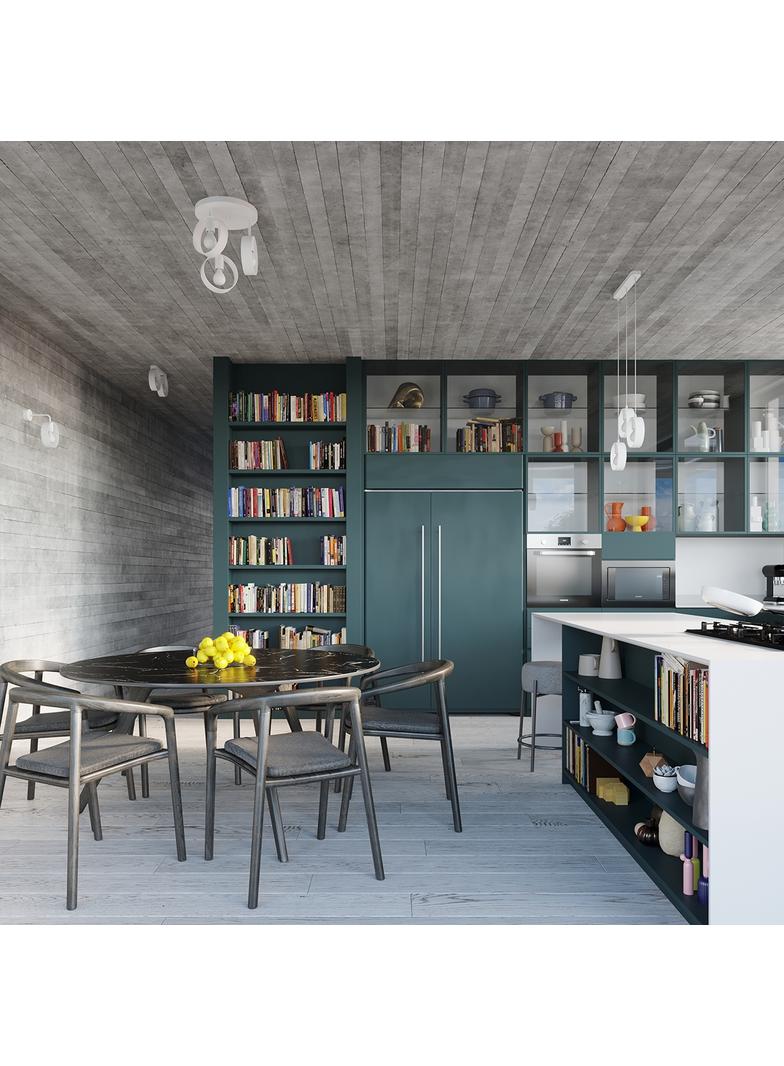 Sollux Lampa wisząca TITRAN 1 biała SL.1137