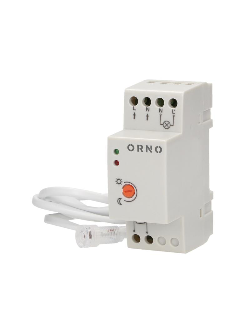 Czujnik zmierzchowy na szynę DIN z hermetyczną zewnętrzną sondą IP65 3000W OR-CR-219 ORNO