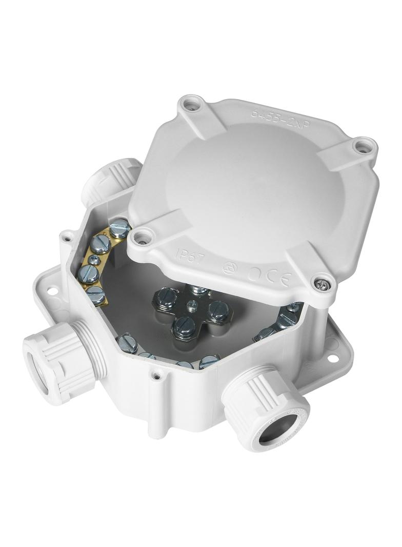Puszka hermetyczna IP67 / 4 dławnice / 144x144 6455-27P ORNO