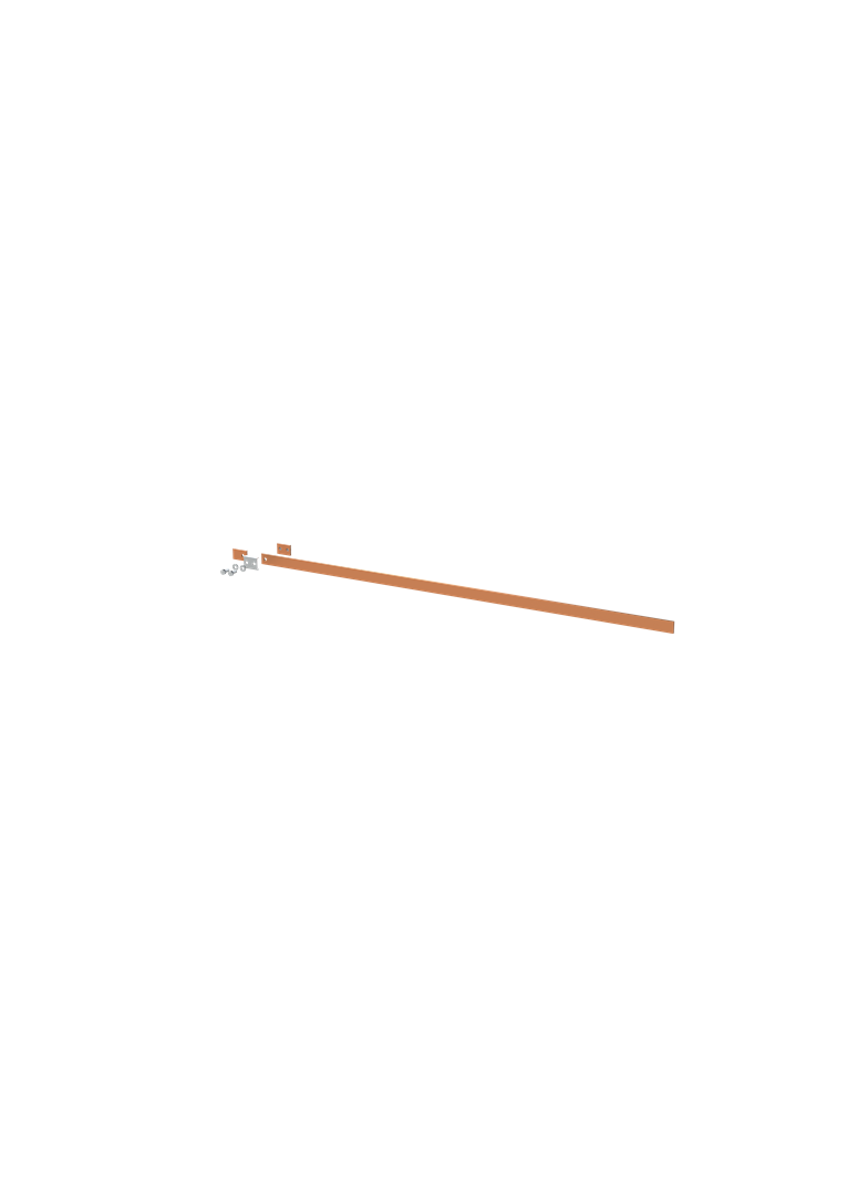 ZX2246 Szyna miedziana 30x5mm szerokość 5PW 1250mm V2, A1 (do samodzielnego montażu)