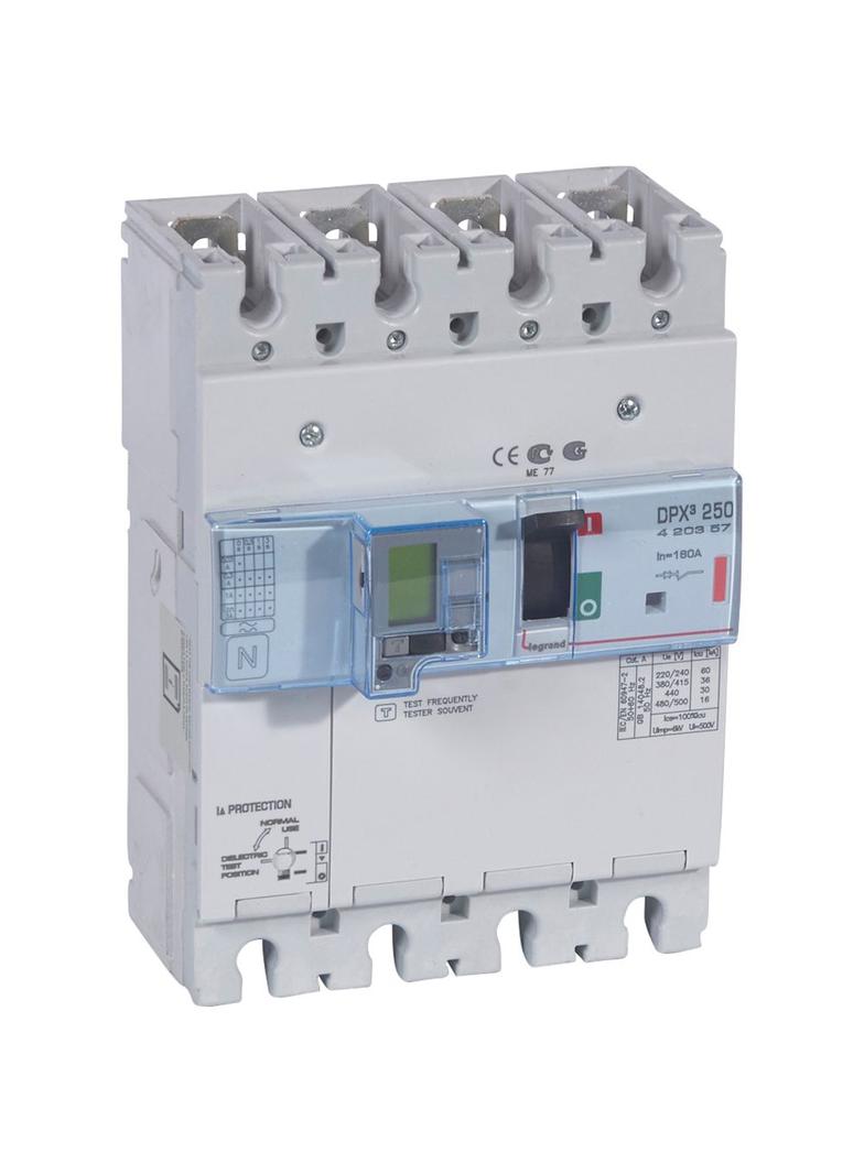 Wyłącznik DPX3 250 El Z Zab. R-Pr. 4P 160A 36kA 420357 LEGRAND