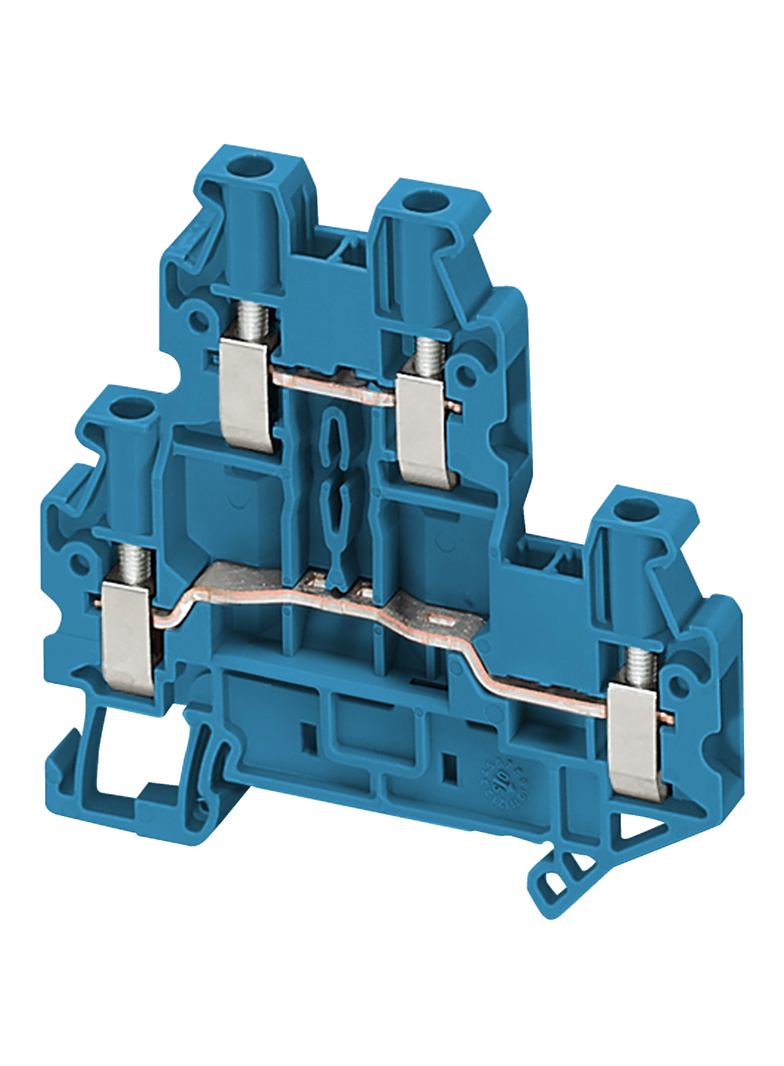 Złączki NSY, zacisk śrubowy 2 poziomowy NSYTRV24DBL