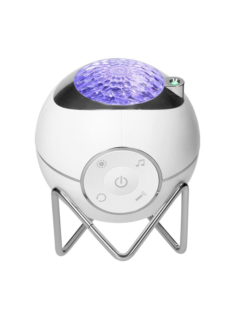 Projektor gwiazd 15 trybów pracy 5 relaksacyjnych dźwięków bluetooth pilot zasilanie akumulatoro SP-