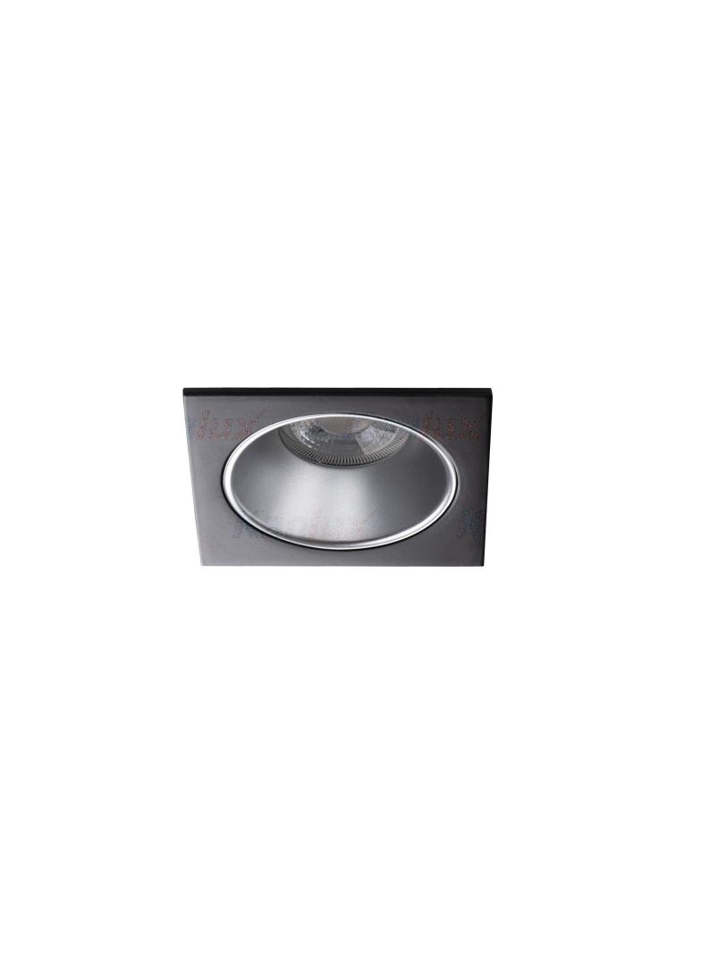 GLOZO DSL SR/B Oczko sufitowe GLOZO DSL SR/B kwadratowy stop aluminium kolor srebrny / czarny 1XGx5,
