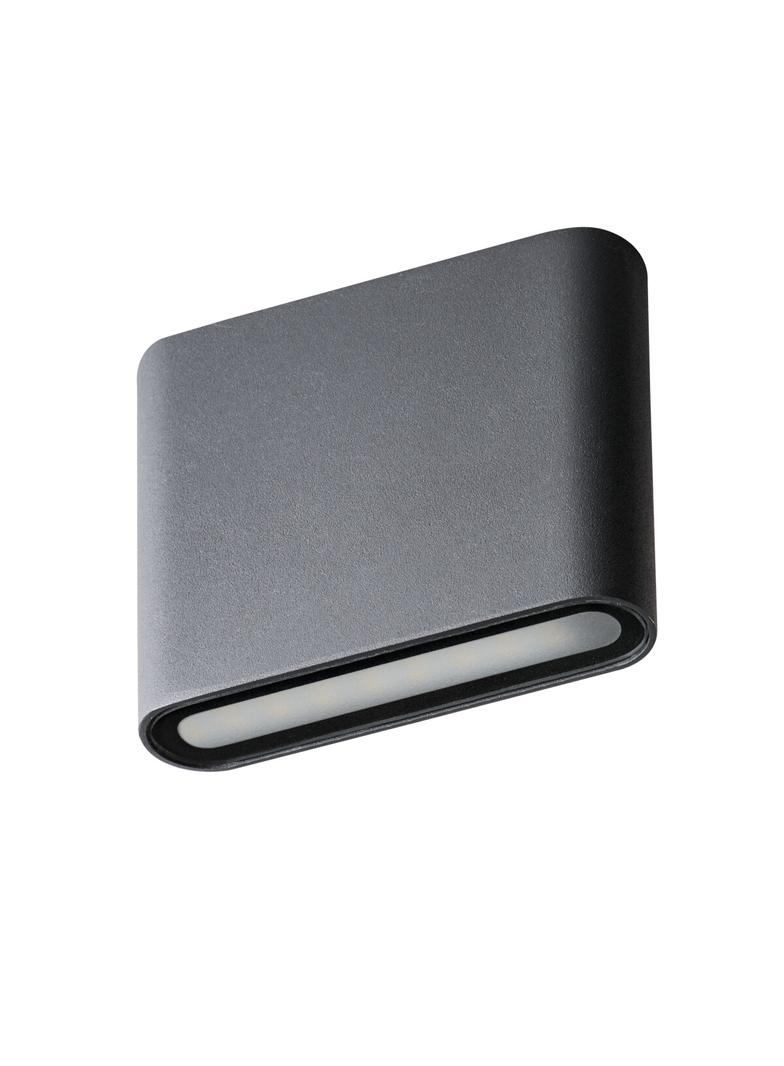 Oprawa elewacyjna GARTO LED EL 8W-GR 300lm 4000K barwa neutralna IP54 Grafitowy 29270 KANLUX