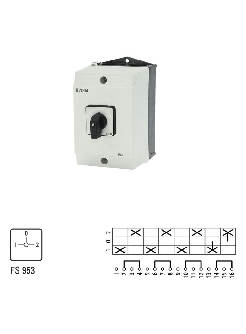 T3-4-8294/I2 Łącznik krzywkowy 32A 13kW 207193 EATON