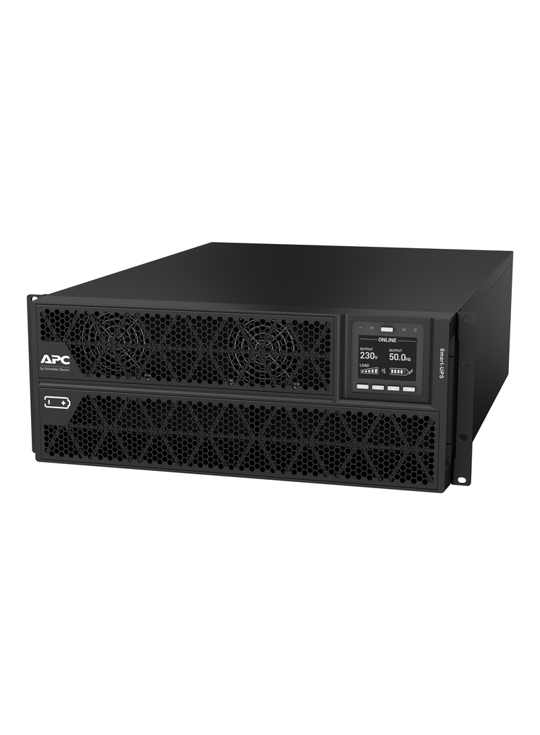 APC Smart-UPS SRT On-Line, 5kVA/5kW, wolnostojący/montaż w szafie rack, 230V, z kartą sieciową