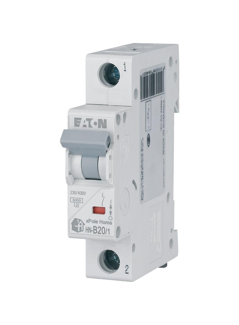 HN-B20/1 Wyłącznik nadprądowy 6kA B20A 1P 194822 EATON