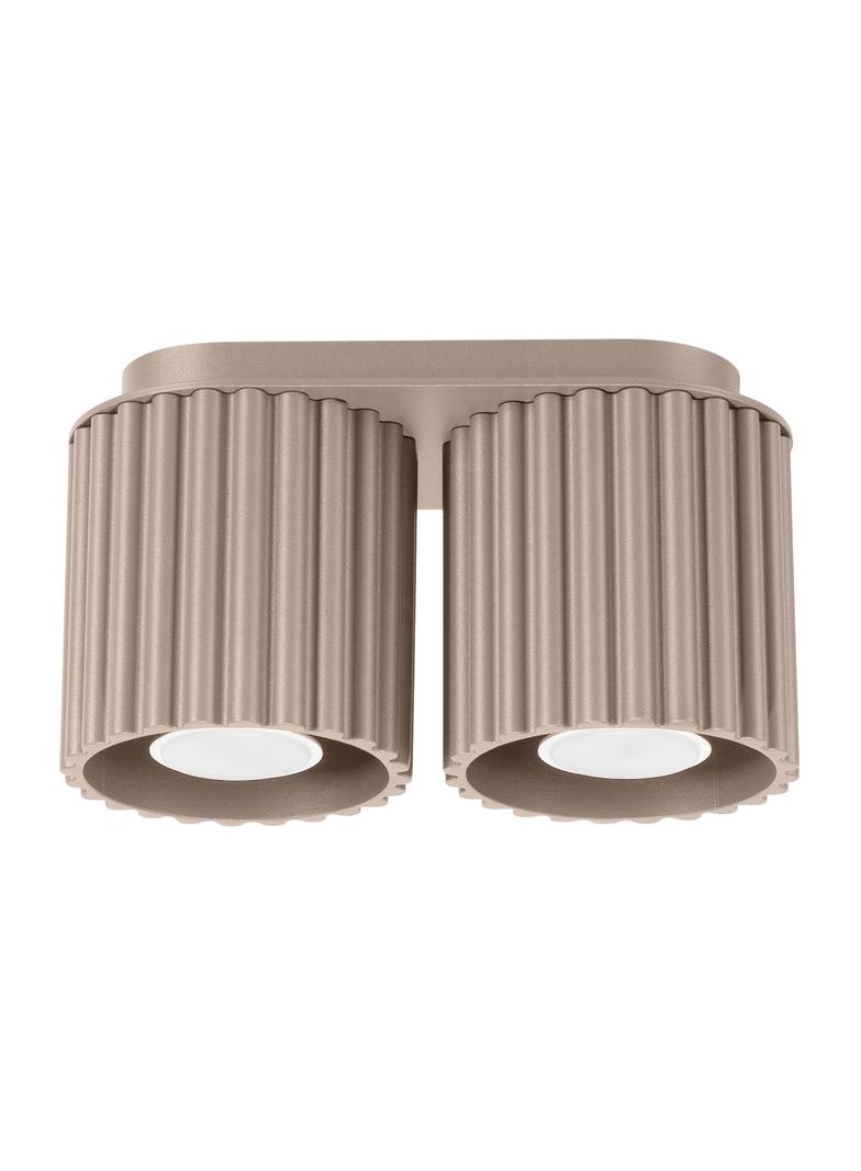 SOLLUX Plafon AURA 2 taupe GU10 ; SL.1815