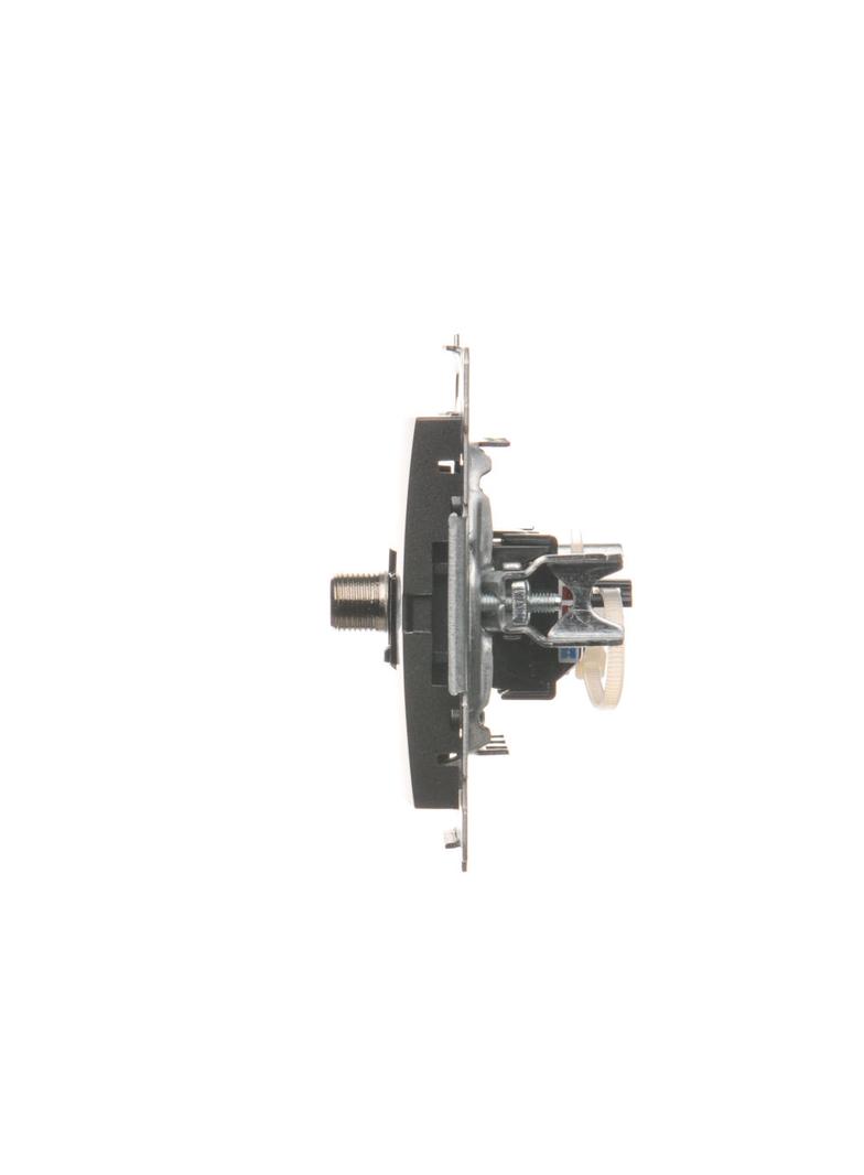 Simon 54 Gniazdo antenowe typu F + RJ45 kat.6 antracyt DASFRJ45.01/48 KONTAKT
