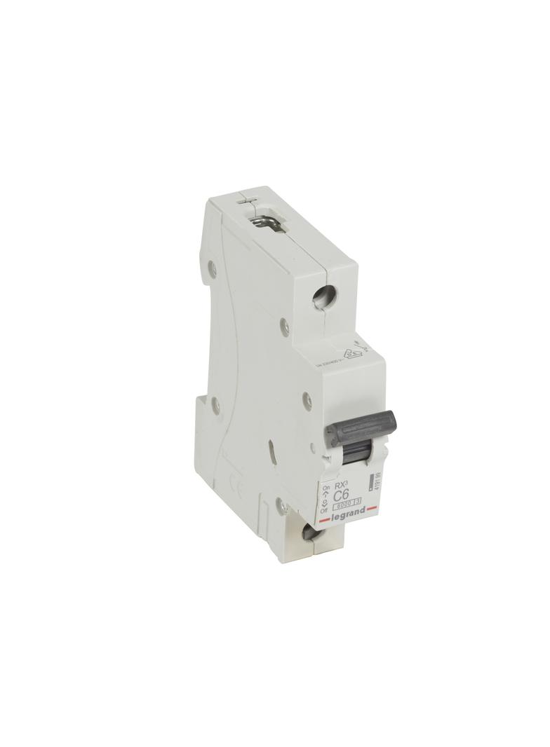 WYŁĄCZNIK NADPRĄDOWY RX3 1P C 6A 6000A