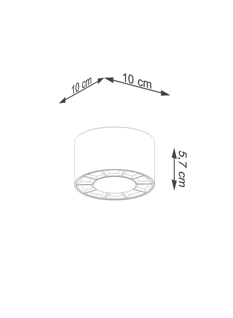 Sollux Plafon DIO biały LED SL.1254