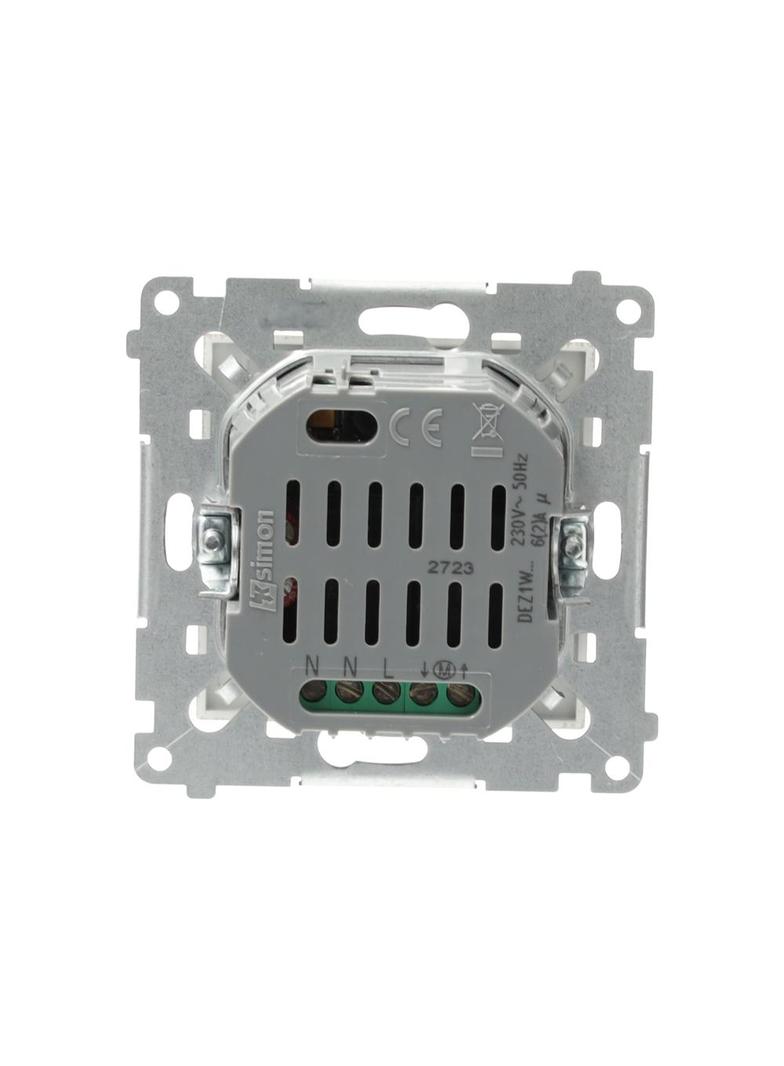 Simon 54 GO Sterownik przyciskowy do obsługi rolety żaluzji markizy firany sterowany smartfonem [WiFi] 2x5A 230V złoty mat DEZ1W.01/44 KONTAKT