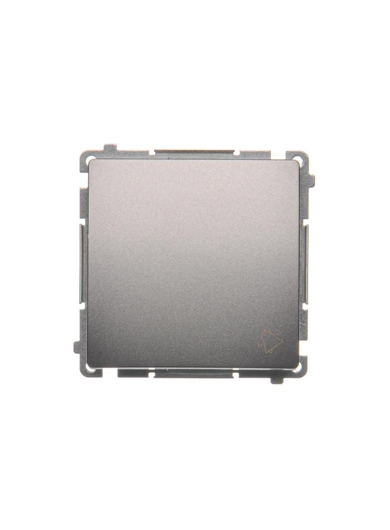 Simon Basic Przycisk dzwonek 10A 250V szybkozłączka stal inox BMD1.01/21 KONTAKT