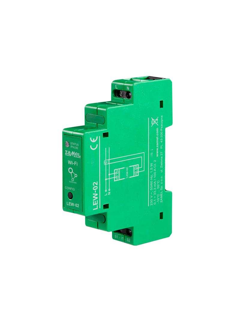 MONITOR ENERGII ELEKTRYCZNEJ WI-FI 1-FAZOWY 100A TYP: LEW-02