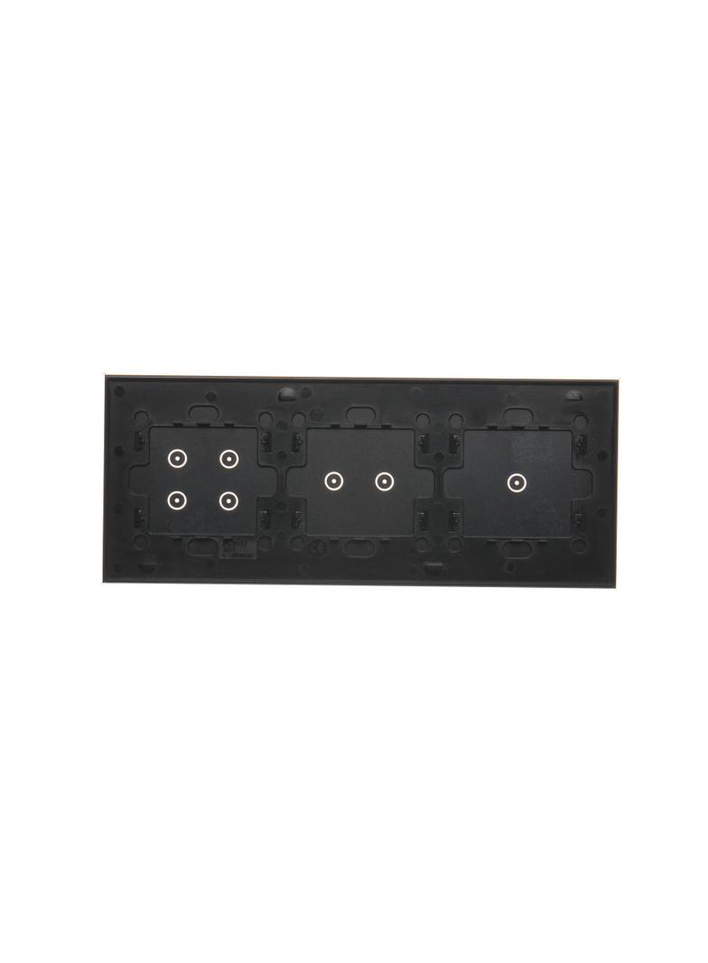 Simon 54 Touch Panel dotykowy S54 Touch 3 moduły 1 pole dotykowe + 2 pola dotykowe poziome + 4 pola dotykowe zastygła lawa DSTR3124/73 KONTAKT
