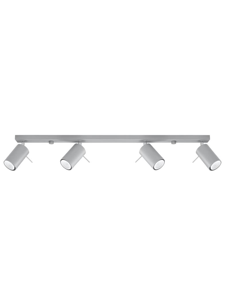 Sollux Plafon RING 4L szary SL.0453