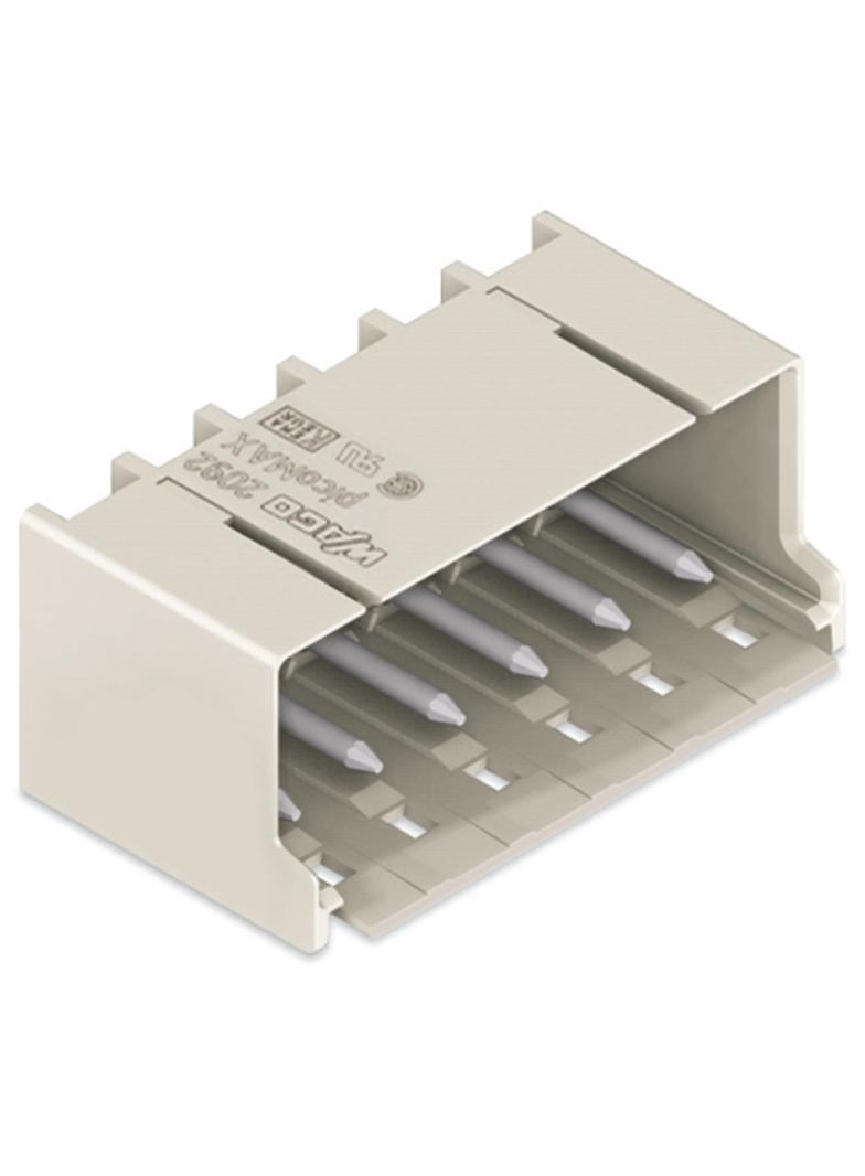 picoMAX wtyk raster 5mm 6-bieg. z kątowymi pinami lutowniczymi /100szt./ WAGO