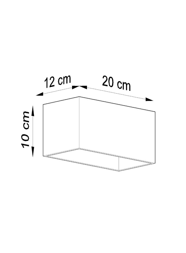 Sollux Kinkiet QUAD MAXI szary SL.0526