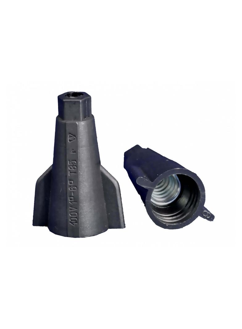 Złączka skrętna uniwersalna 1‑6mm2 ZSE 1‑1.0/6.0 czarna 43814207 /100szt./ SIMET