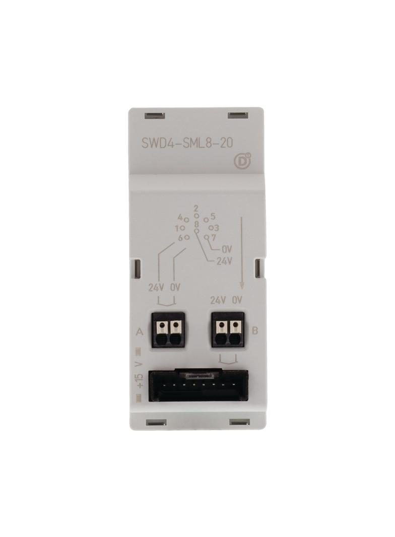 SWD4-SML8-20 Adapter (przepust) z przewodu okrągłego na płaski SmartWire-DT 121381 EATON