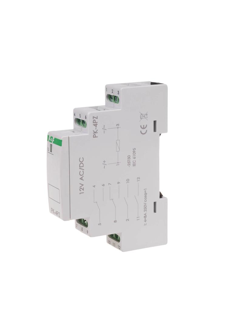 Przekaźnik elektromagnetyczny PK-4PZ 12V PK-4PZ-12V F&F