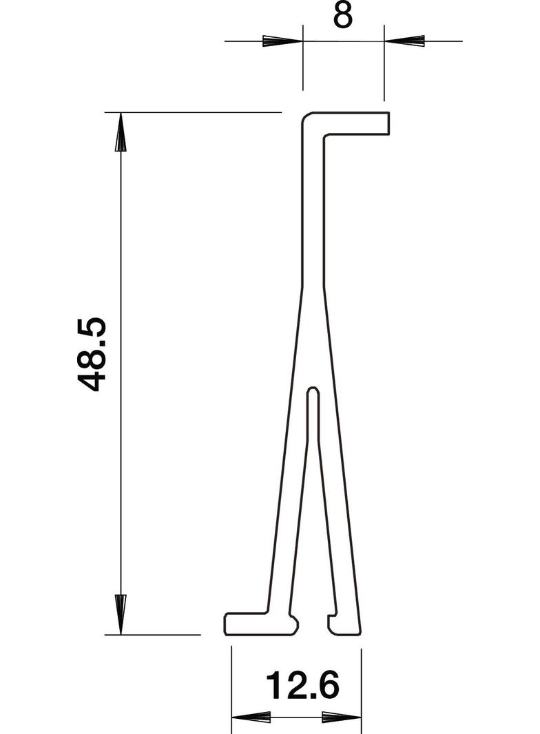 2371, PRZEGRODA 60X2000MM