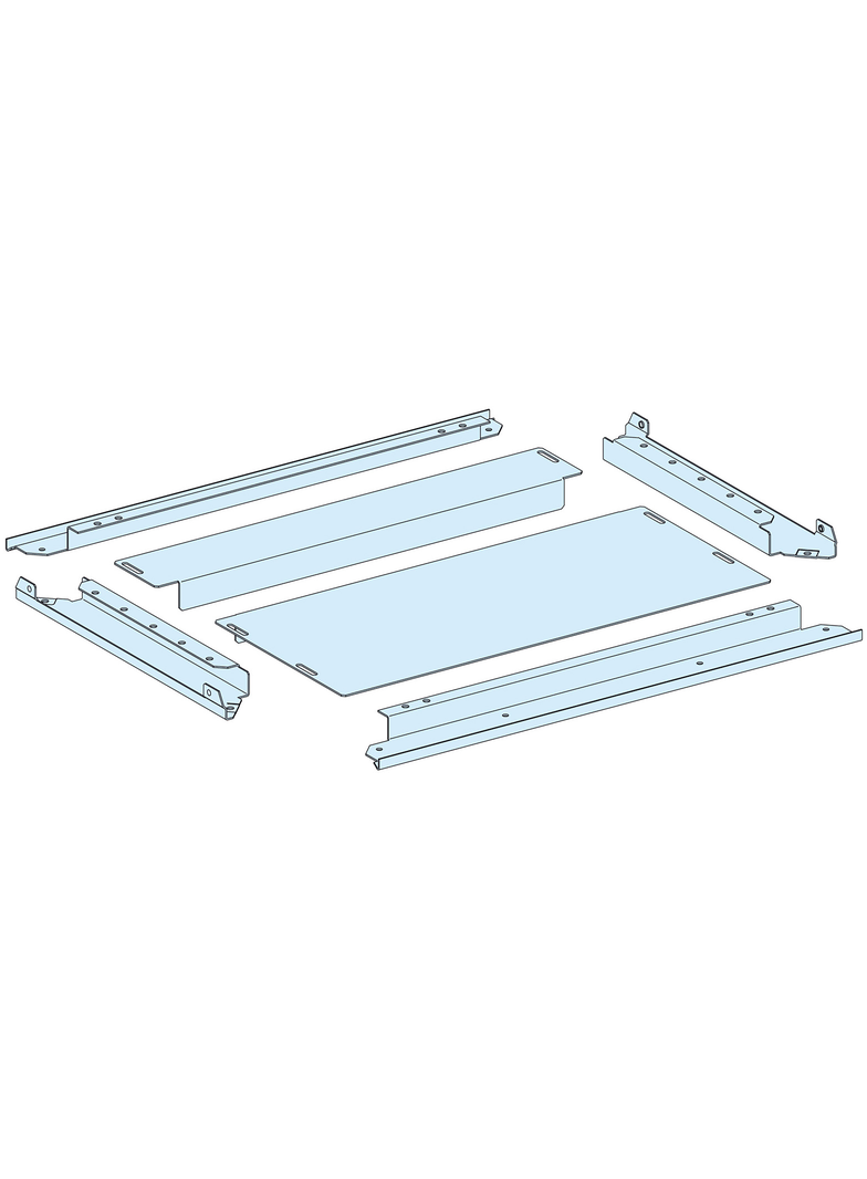 Rozdzielnice PrismaSet płyta dławicowa dwuczęściowa IP30 800x 400mm LVS08498 Schneider