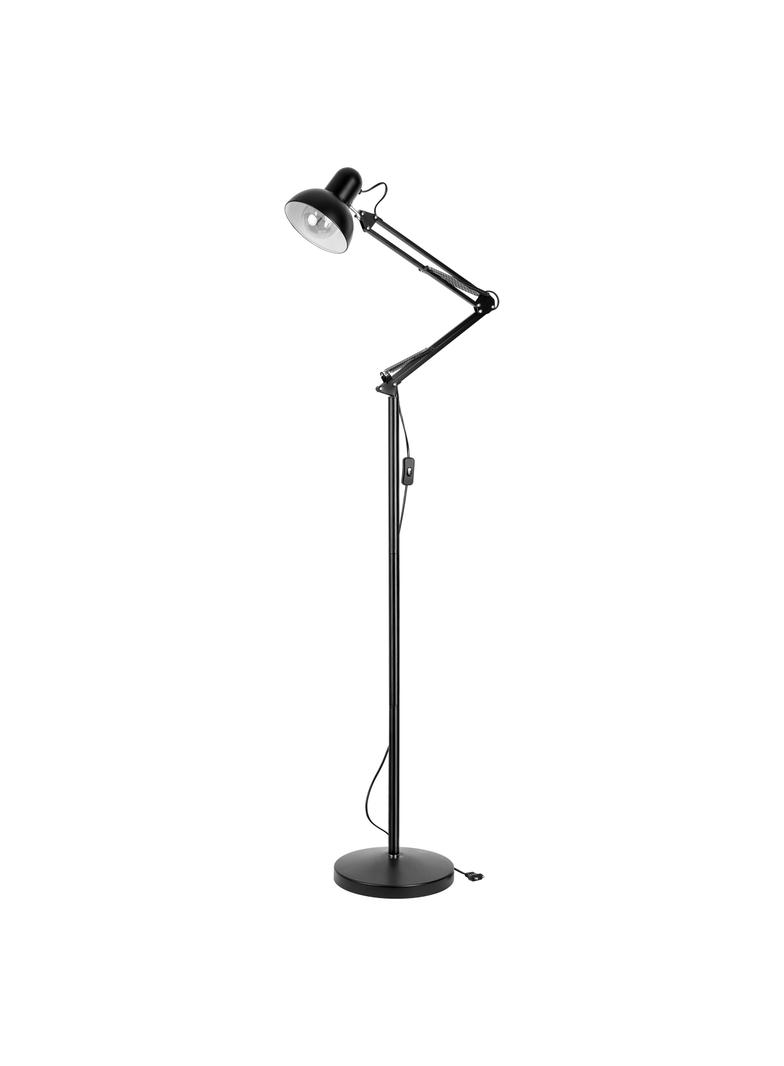 LUWES lampa podłogowa, E27, max. 30W, 185 cm, czarna