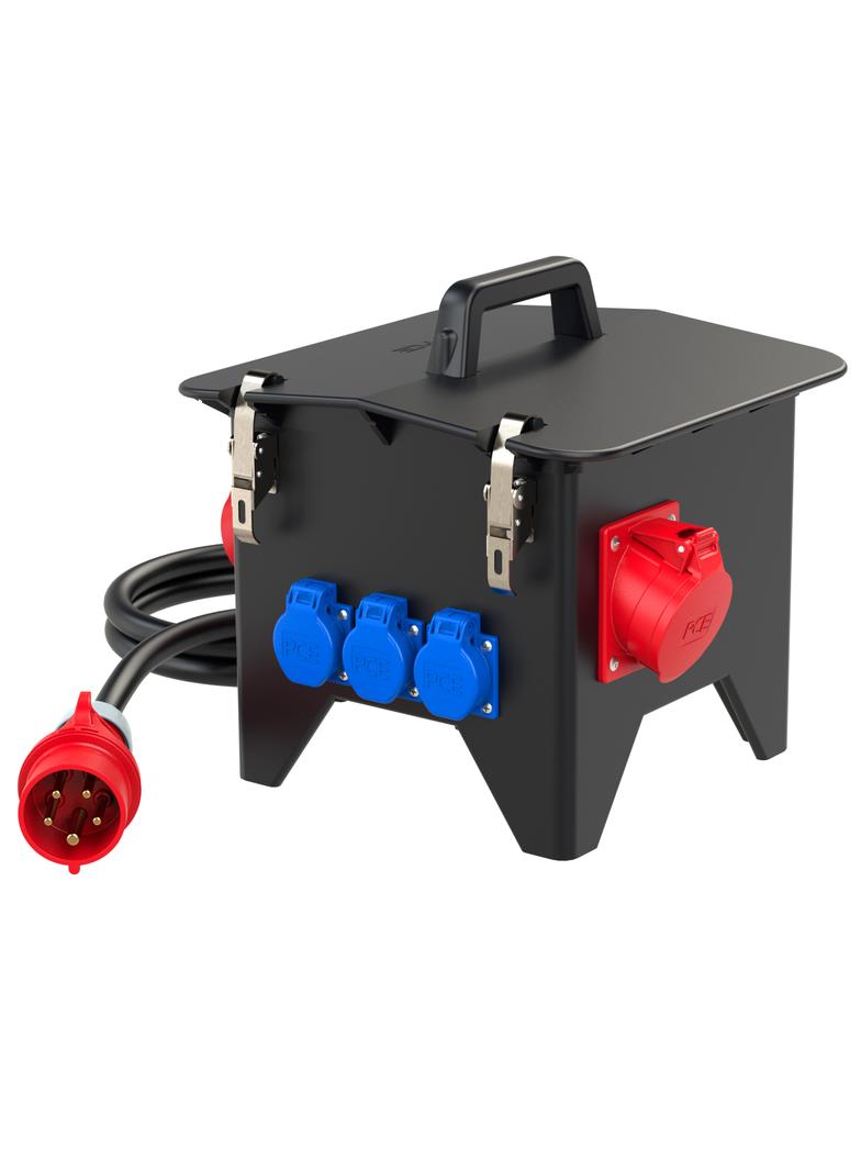 ROZDZIELNICA PRZENOŚNA Z GUMY TYPU „SŁUPSK” 16M Wejście 32/5+2M - wyjście 32/5xB32 2x16/5x2B16 3xGSx