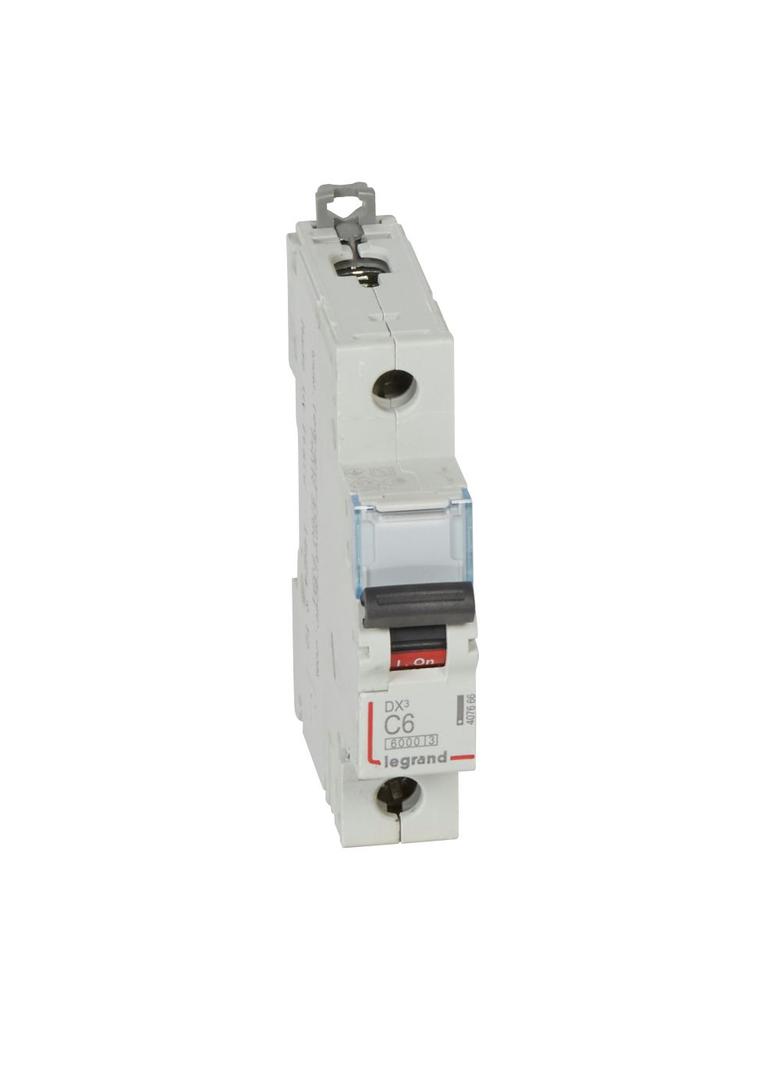 Wyłącznik Nadprądowy S 301 1P C6A 6kA DX3 407666 LEGRAND