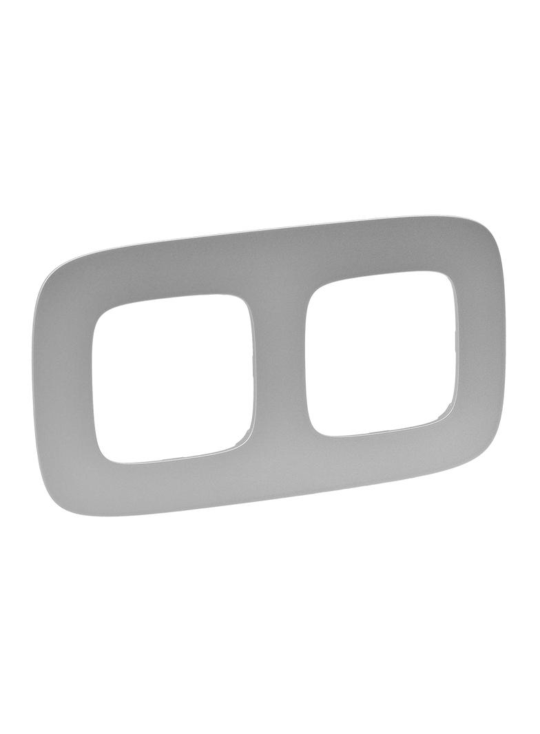 Valena Allure Ramka Podwójna Aluminium 754392 LEGRAND