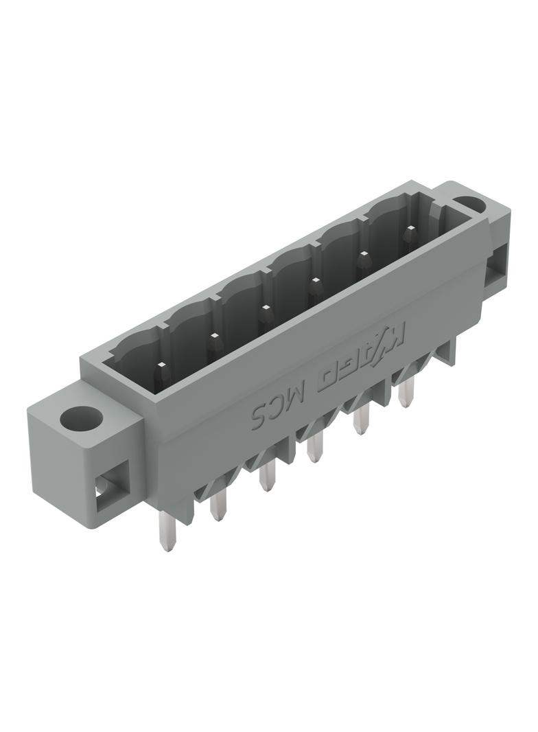 MCS-MIDI Classic wtyk 6-bieg. szary raster 5 mm /100szt./ WAGO