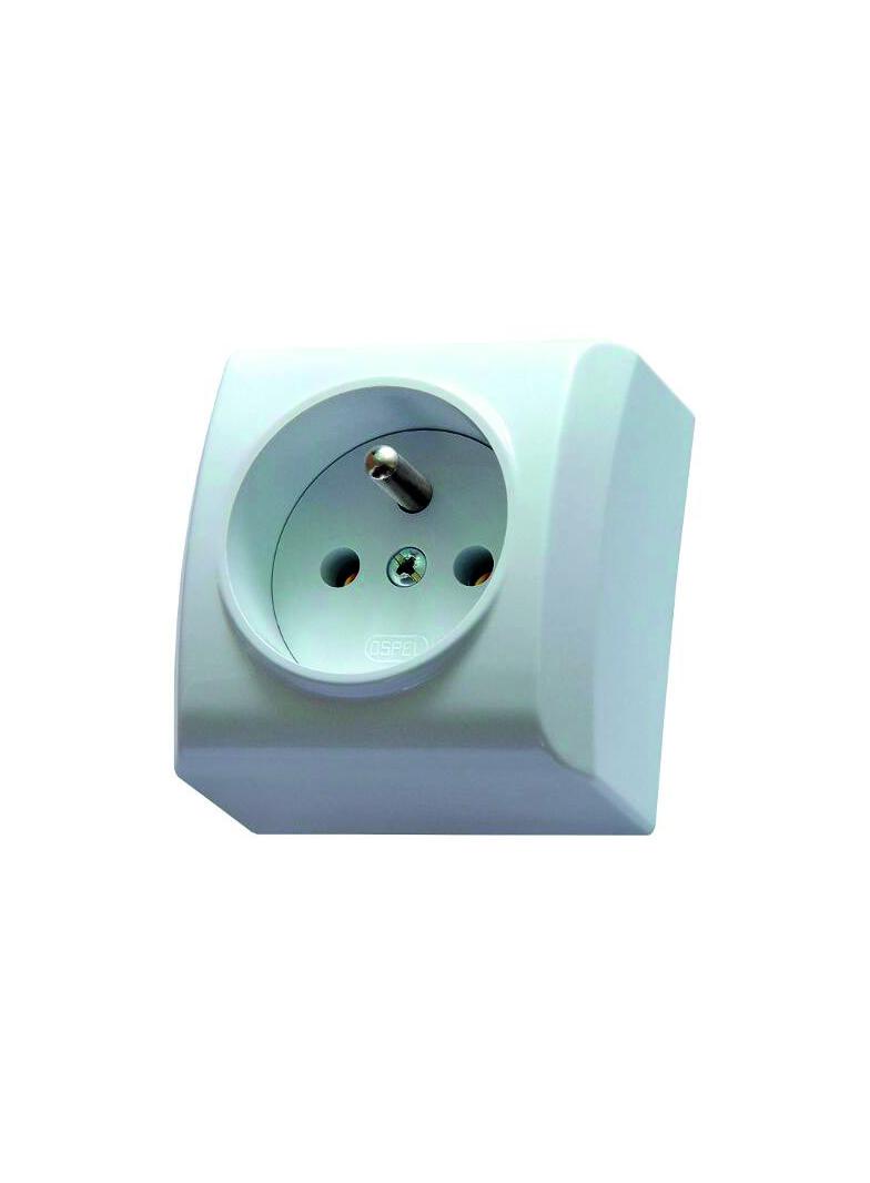 Gniazdko 230V z zestawem montażowym EGN-1BZ/00 001101358 ETI